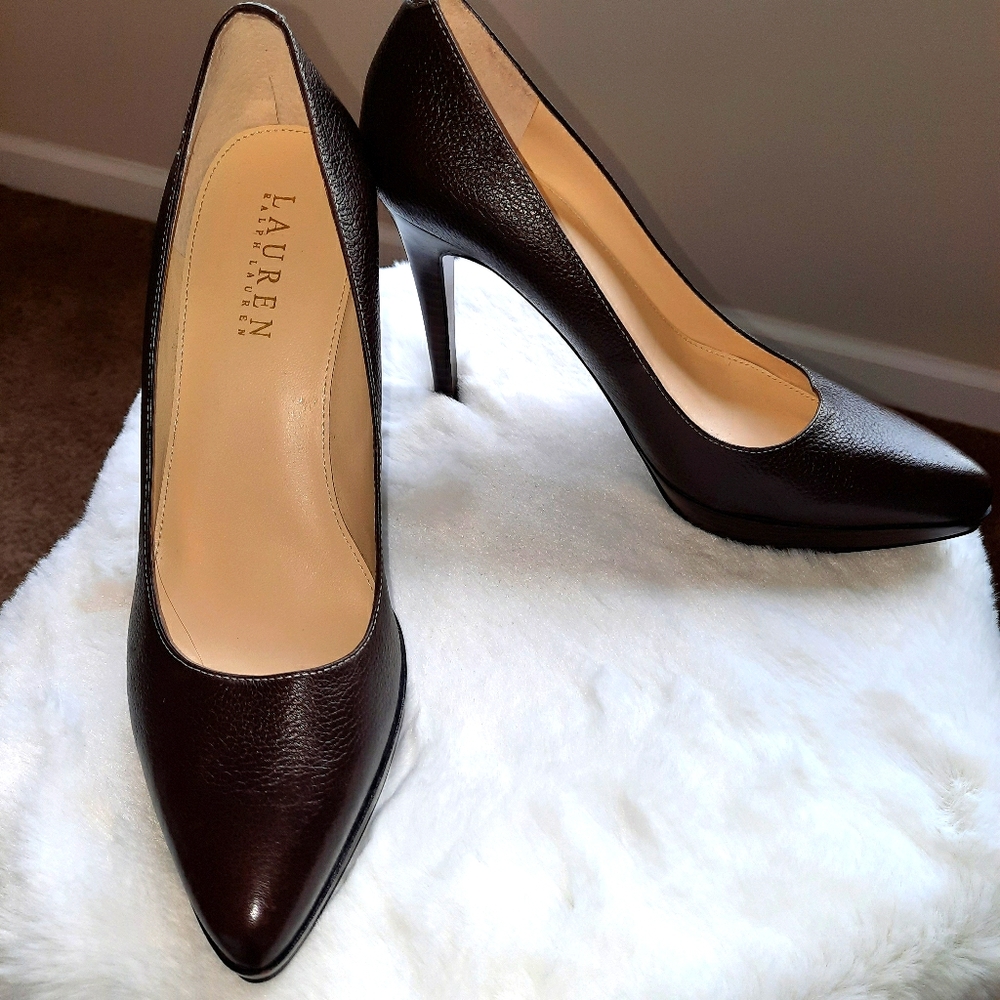Lauren by Ralph Lauren Chocolate Brown Pumps